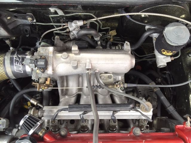 1993 Red Honda Civic