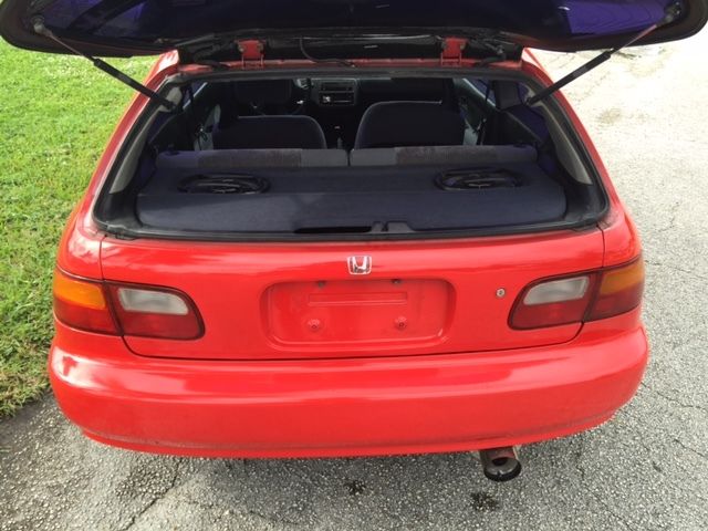 1993 Red Honda Civic