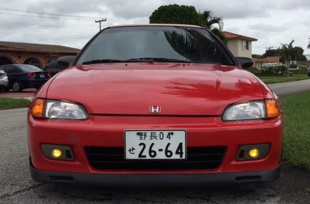 1993 Red Honda Civic