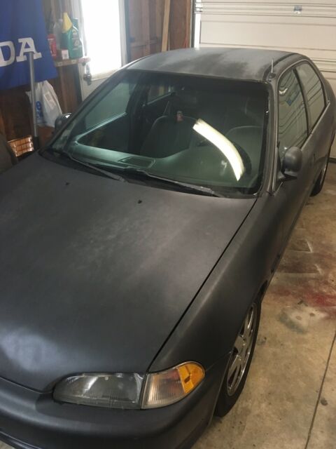 1993 Gray Honda Civic Sedan