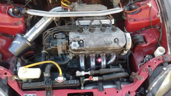 1993 Black Honda Del Sol Coupe