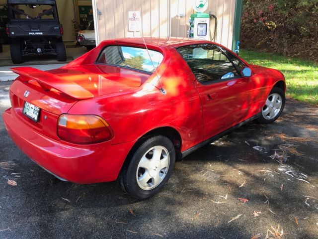 1993 Red Honda Civic Convertible