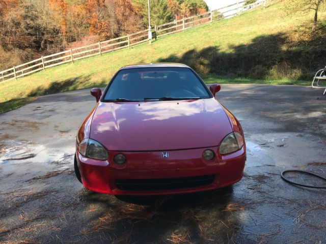 1993 Red Honda Civic Convertible