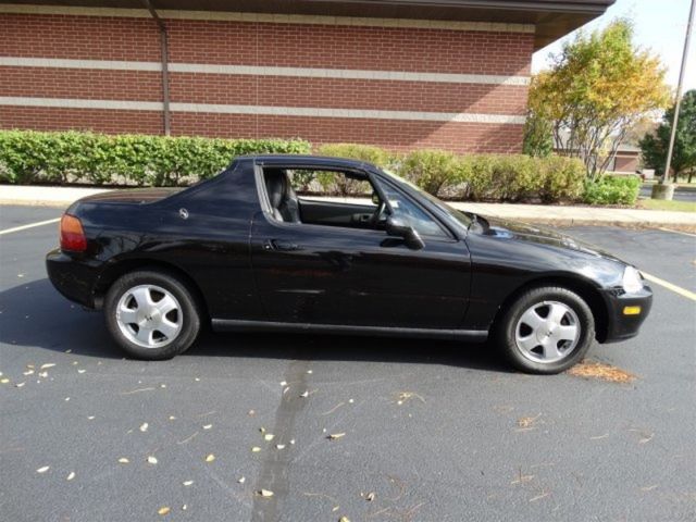 1993 Black Honda Del Sol Coupe