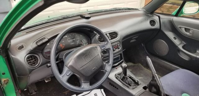 1993 Green Honda Del Sol Convertible