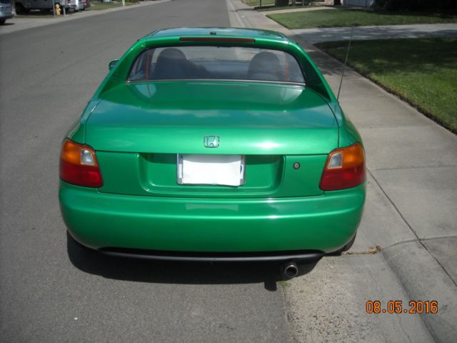 1993 Samba Green Honda Del Sol 2 Dr Coupe with removable top