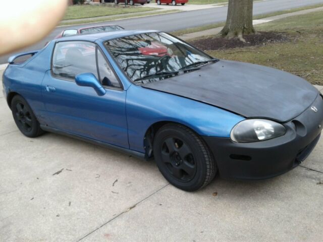 1993 Blue Honda Del Sol Coupe