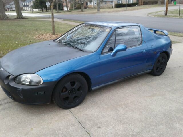 1993 Blue Honda Del Sol Coupe