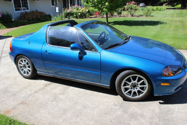 1993 Blue Honda Civic