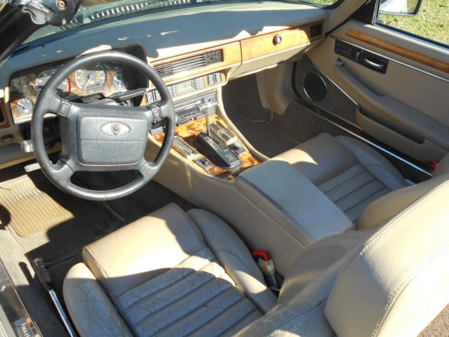 1993 Champagne Jaguar XJS Convertible