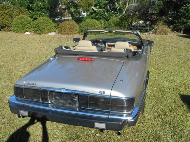 1993 Champagne Jaguar XJS Convertible