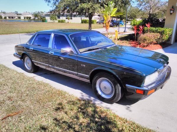 1993 British Racing Green Jaguar XJ6 Sedan