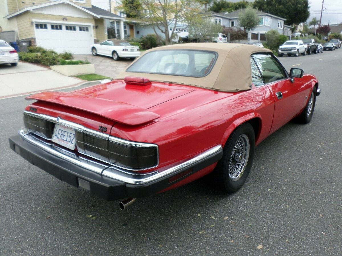 1993 Red Jaguar XJS Convertible
