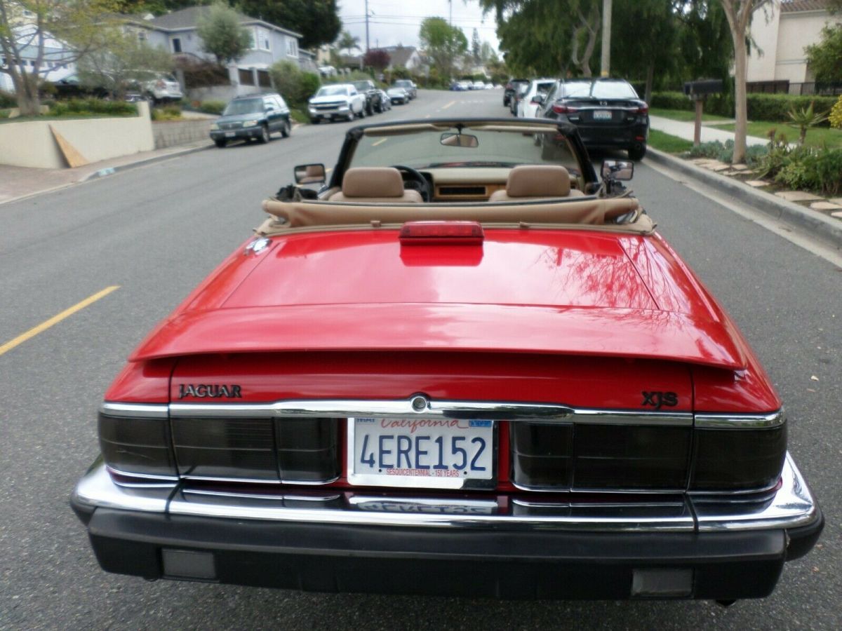 1993 Red Jaguar XJS Convertible