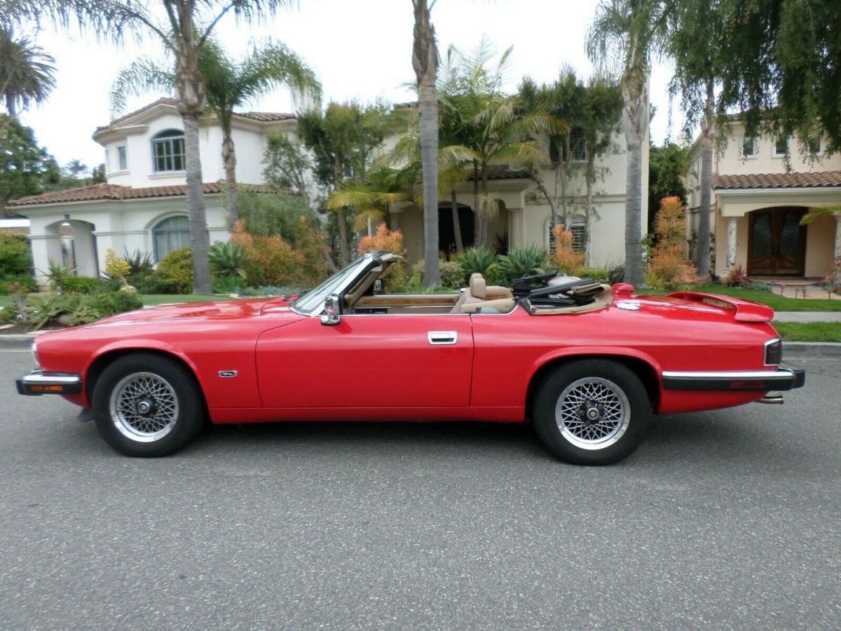 1993 Red Jaguar XJS Convertible