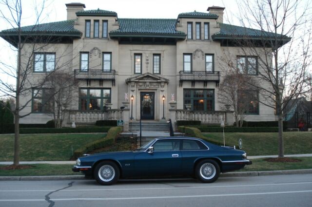 1993 Kingfisher Metallic Blue Jaguar XJS Coupe