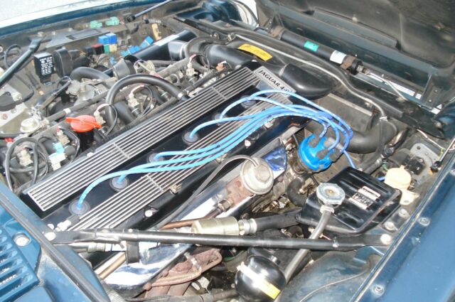 1993 Kingfisher Metallic Blue Jaguar XJS Coupe