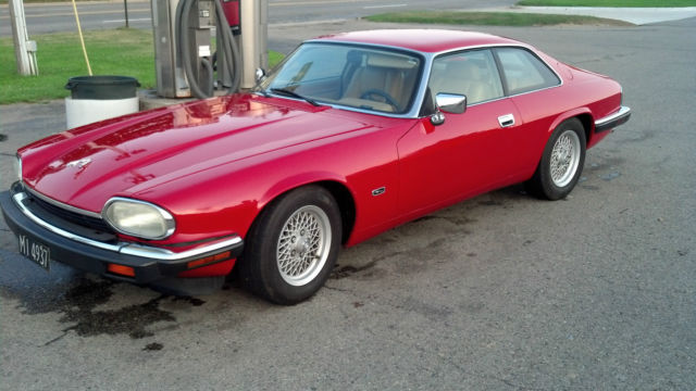 1993 Red Jaguar XJS Coupe