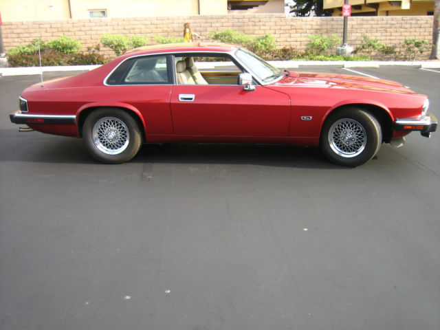 1993 Red Jaguar XJS Coupe