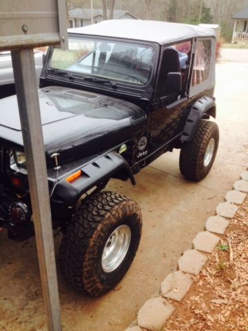 1993 Black Jeep Wrangler