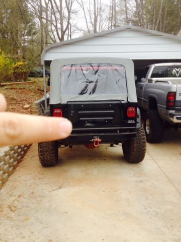 1993 Black Jeep Wrangler