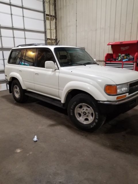 1993 White Toyota Land Cruiser SUV