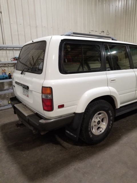 1993 White Toyota Land Cruiser SUV
