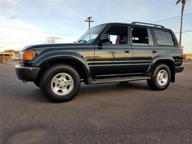 1993 Green Toyota Land Cruiser --