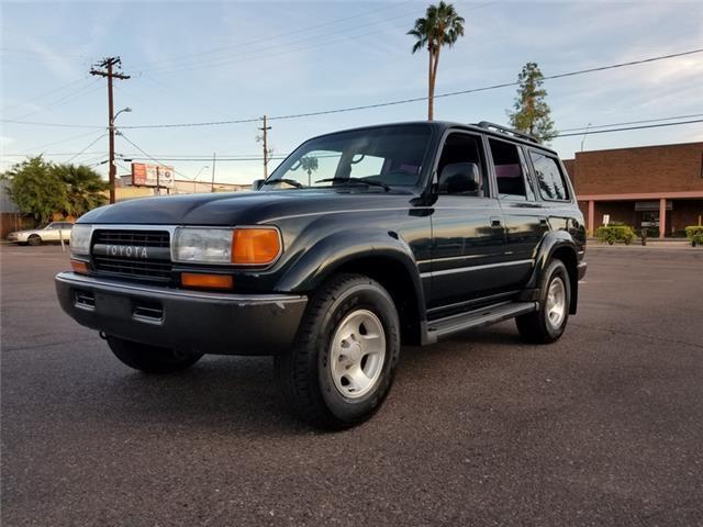 1993 Green Toyota Land Cruiser --
