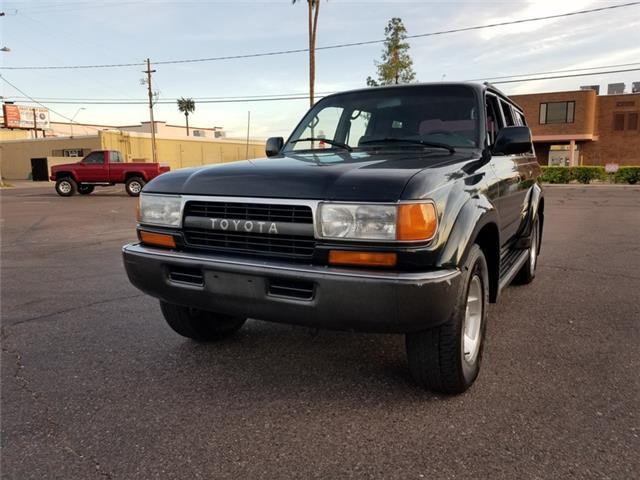 1993 Green Toyota Land Cruiser --