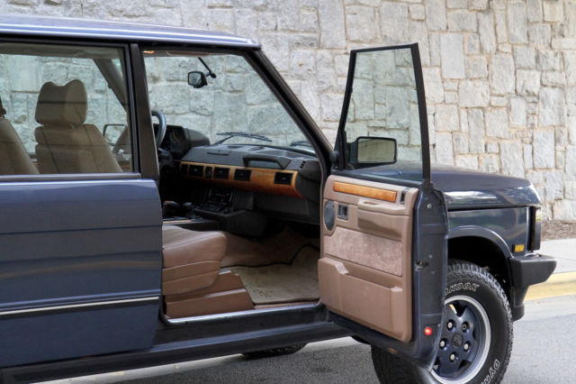 1993 Plymouth Blue Land Rover Range Rover SUV