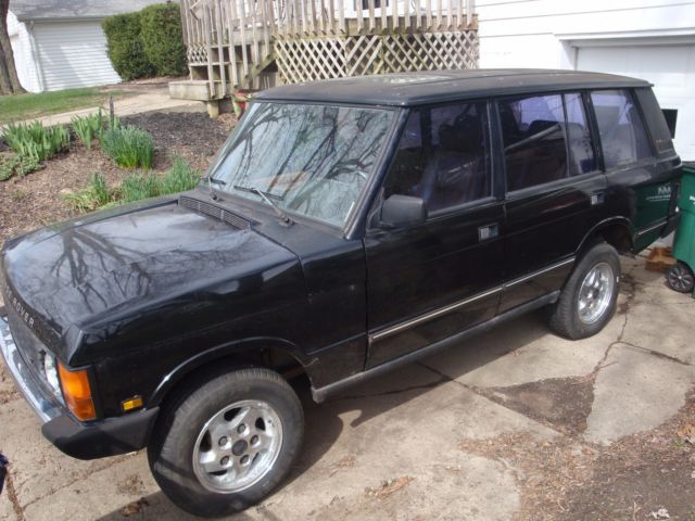 1993 Black Land Rover Range Rover SUV