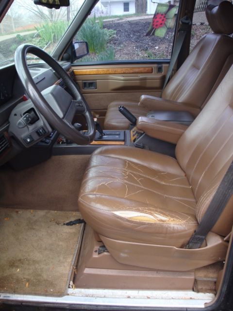 1993 Black Land Rover Range Rover SUV