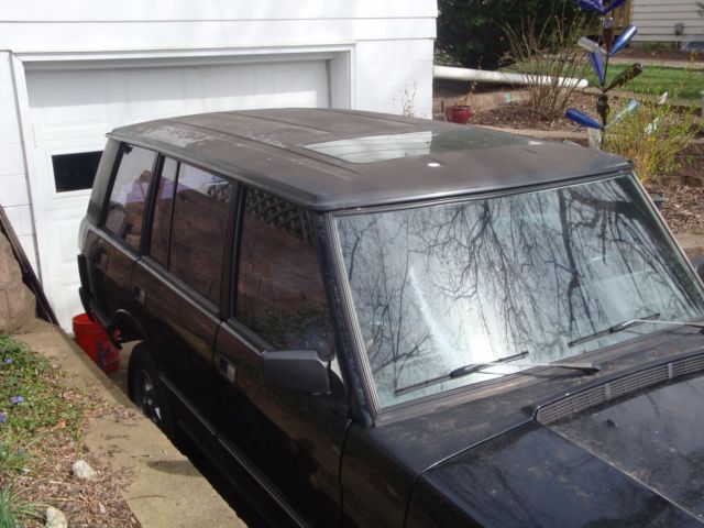 1993 Black Land Rover Range Rover SUV