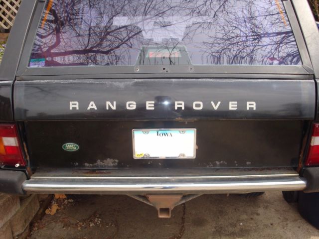 1993 Black Land Rover Range Rover SUV