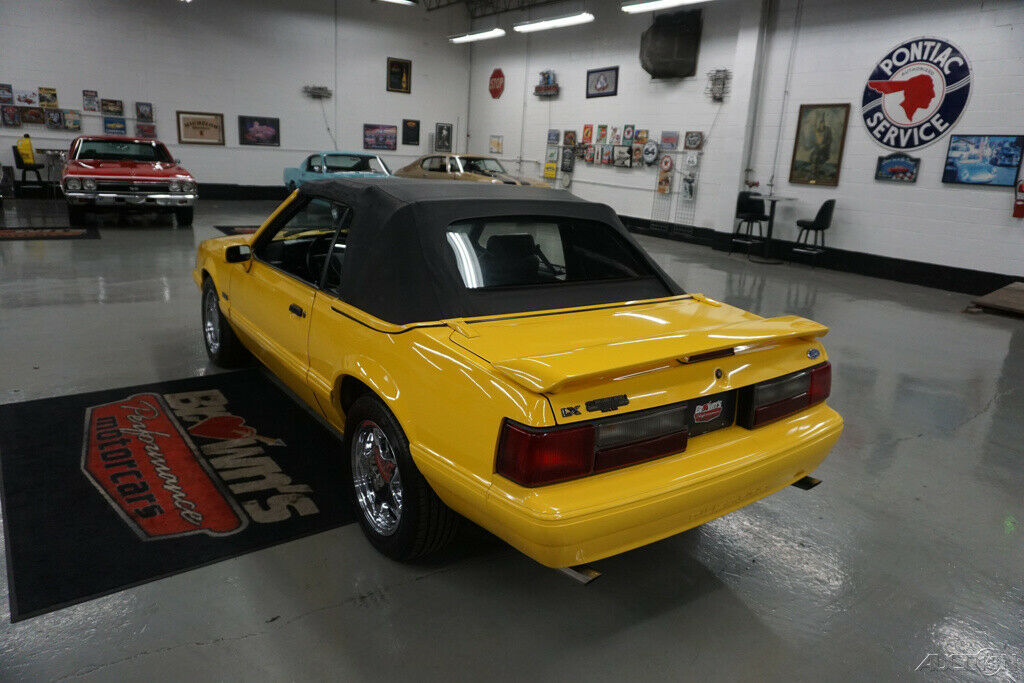 1993 Yellow Ford Mustang Convertible