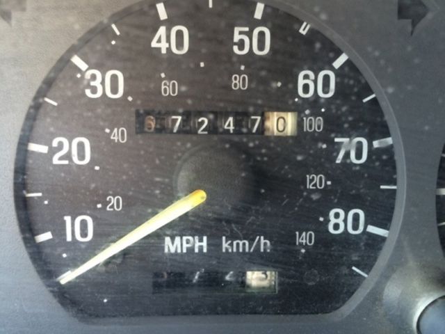 1993 Red Ford Escort Wagon