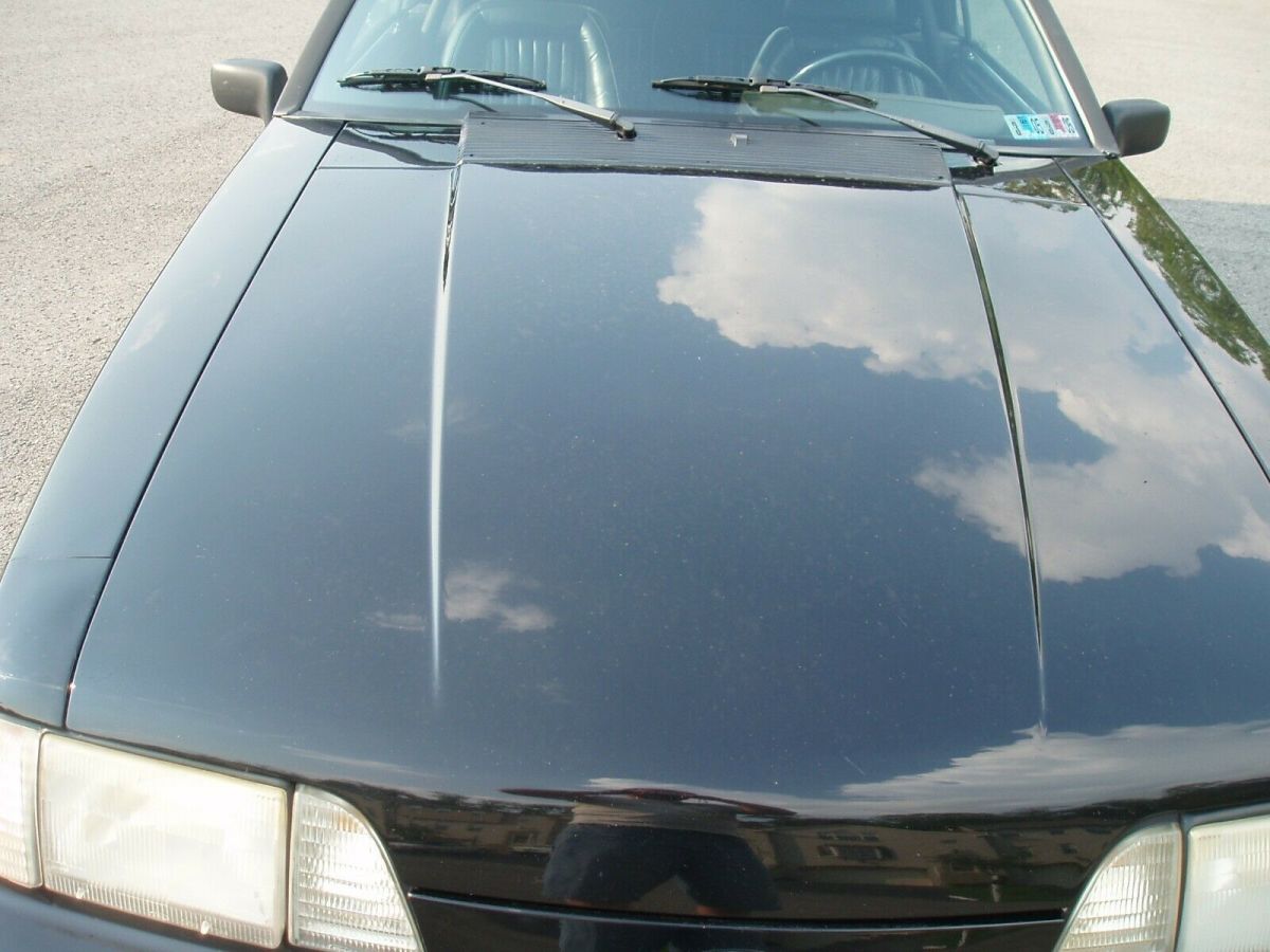 1993 Black Ford Mustang Convertible