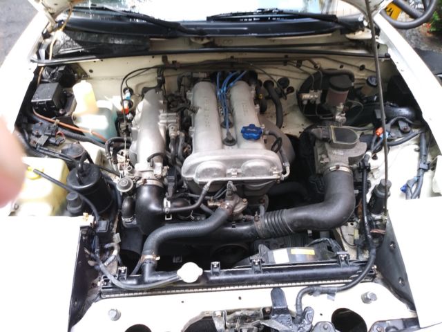 1993 White/Blue Mazda MX-5 Miata Convertible