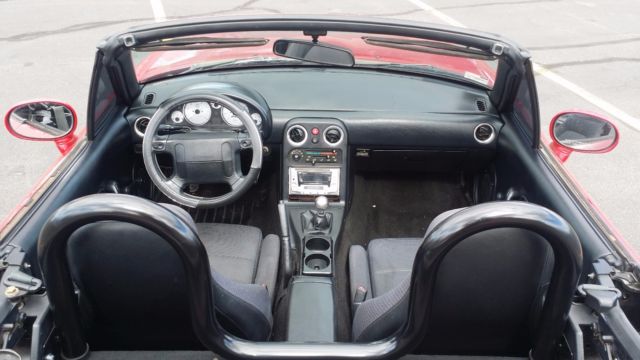 1993 Red Mazda MX-5 Miata Convertible