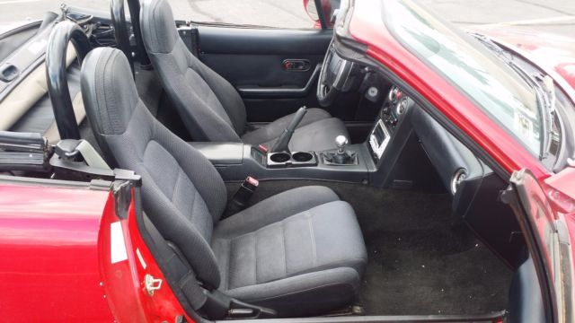 1993 Red Mazda MX-5 Miata Convertible