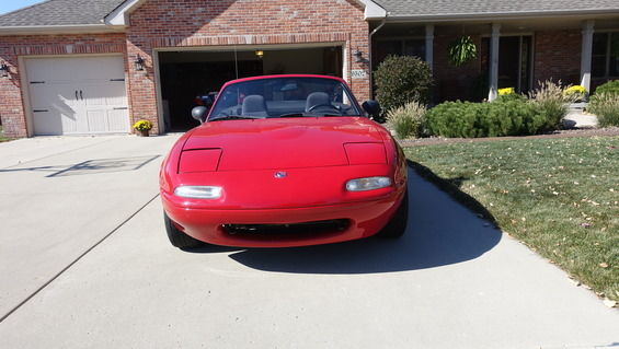 1993 White Mazda MX-5 Miata --