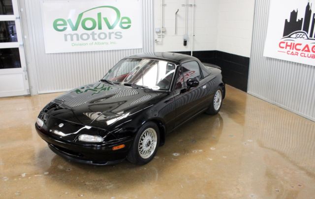 1993 Black Mazda MX-5 Miata LE, blk/red, 79k