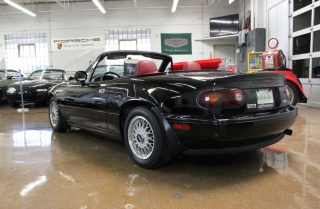 1993 Black Mazda MX-5 Miata LE, blk/red, 79k