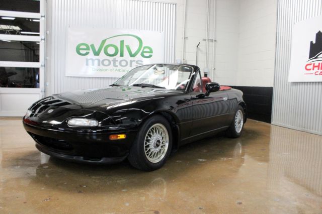 1993 Black Mazda MX-5 Miata LE, blk/red, 79k