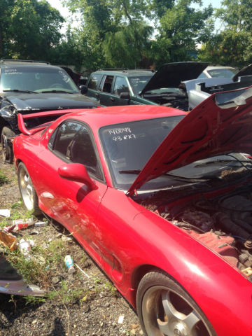 1993 Red Mazda RX-7 Coupe