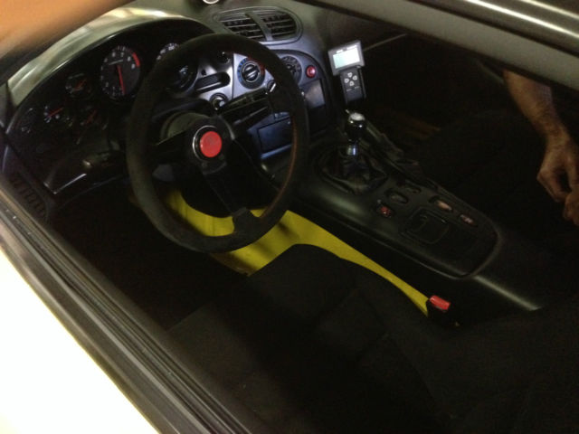 1993 Yellow Mazda RX-7