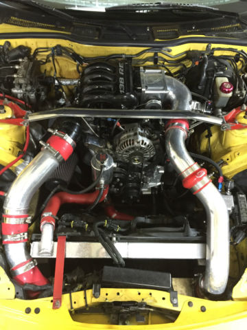 1993 Yellow Mazda RX-7