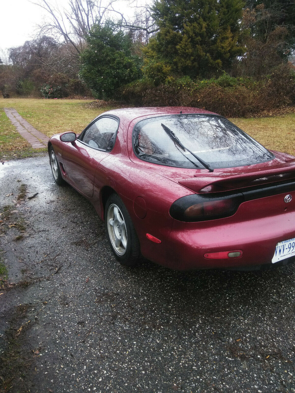 1993 Red Mazda RX-7 Coupe