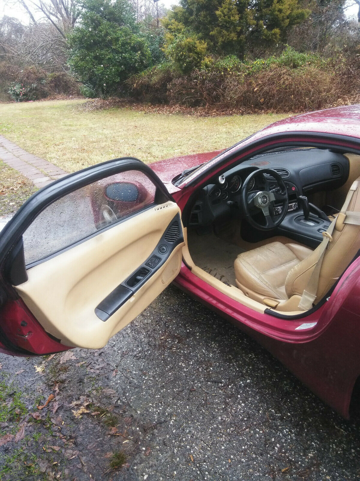 1993 Red Mazda RX-7 Coupe